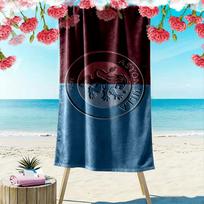 Aston Villa F.C Print Beach Towel, Large Soft Quick Dry Towel for Beach Camping Swimming 70cmx140cm(27x55inch)
