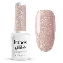 Kabos Gelike Flash Champagne Toast, 8ml – profesionalus hibridinis lakas, kreminis auksas ir šampano atspindys