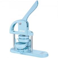 Mygtukų gaminimo aparatas, 3-in-1 ženkliukų gaminimo aparatas, 28.5x9x34.5 cm, mėlynas, plastikas