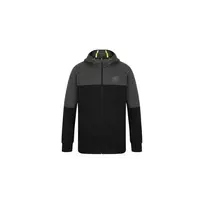 Golds Gym Full Zip Hooded Sweater - Black/Charcoal