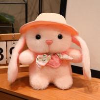 Princess Rabbit Stuffed Doll 22cm Cute Rabbit Plush Doll Wearing Hats Bunny Toys Girl Heart Gift Girl Lady Gift 22cm