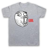 Lol Face Meme Rage Comic Funny Joke Comedy Laugh Mens And Womens T-Shirt XL