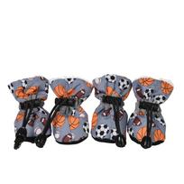 4pcs/set Durable Waterproof Winter Pet Dog Shoes Anti-slip Thick Pet Footwear Puppy Dogs Socks Booties XS