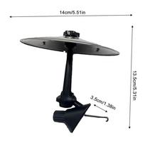Car DrumCymbal Air Vent Mini Drum Easy Clip-On MiniCymbal For Music Lovers Suitable For All Types Of Vehicles