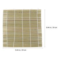 1Pcs Green Bamboo Sushi Roller 30x30cm Mat for Nori Rice Rolling Homemade Sushi Prep Eco Friendly Bamboo alyvuogių žalios spalvos