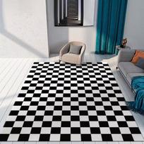Living Room Decor Carpet Rugs Color Checkerboard Carpets for Bedroom Bedside Area Non-slip Floor Mat Kitchen Entrance Doormat 40X60cm