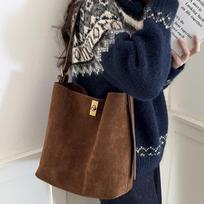 Suede krepšys Moteriškas viskas viename Derliaus stiliaus Vienos peties Crossbody Kasdienis Tote krepšys