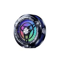 FS12 45W Magnetic Semiconductor Tablet Cooler Large Area AI Powerful Cooling Fan Radiator for IPad Gaming with RGB Colorf Lights 13*11*3.8cm