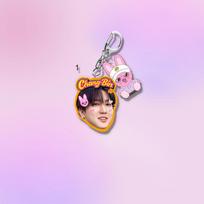 1pc Kpop Stray Kids Acrylic Keychain Cute Cartoon Figure SKZOO Doll Multi Pendant Keyring, Hyunjin Felix Bang Chan Lee Know Bag Charm Accessories CHANGBIN