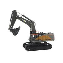 Huina 1/50 Simulation Alloy Excavator Toy Boys Fall-Resistant Crawler Alloy Engineering Vehicle Hand Hook Machine Model Clollect