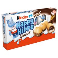 Kinder Happy Hippo Cocoa Crispy wafer with milk and cocoa filling 103.5 g (5 pieces)