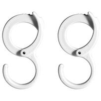 S Shape Hooks Multifunctional Wardrobe Bathroom Kitchen Hook Portable Storage No Punching Hooks For Hanging 1PCS