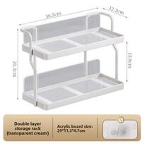 Cream Wind Multi-layer Shelf Water Cup Teacup Glass Cup Holder Desktop Countertop Storage Rack Dining Table Storage Rack