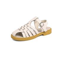Fashion Women's Sandals 2025 Retro Cut Gladiator Style Summer Shoes Soft Braid Peeping Toes Women's Outdoor Sandals Platform Sandals 35