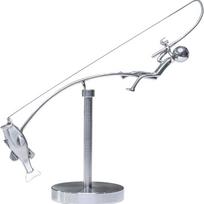 The Fisherman Steel Balance Sculpture Toy Kinetic Art Tumbler Kinetic, Balancing Decompressive Science Psychology Home Office Toy Desk Decor