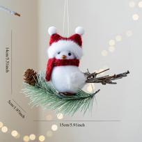 1PC Simulation Bird Decoration Christmas Decoration Pendant Christmas Tree Decoration Pendant Christmas Tree Ornament Christmas Decoration Small Gift