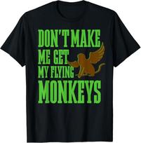 Wizard of OZ Wicked Witch Get My Flying Monkeys T-Shirt 2XL