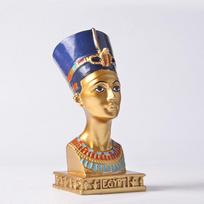Egyptian Queen Ornament Resin Retro Arts And Crafts Desktop Living Room Decoration Gift Africa Souvenir