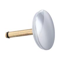 User Friendly 44mm Push Button Bathtub Drain Stopper in Brass Material