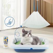 Elzrghs Litter Box Liners Large, Drawstring Litter Bags, Extra Thick Litter Pan Liners Heavy Duty 36 x16 one size