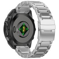 QuickFit 26mm 22mm Titanium Metal Strap For Garmin Fenix 8 E 47mm 51mm 7 7X 6 6X 5X/Epix Pro/Quatix/Tactix Watch Band Bracelet QuickFit 26mm sidabras
