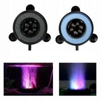 Round Aquarium Light Fish Tank LED Lighting Blue Color High Brightness 6 LED Beads Circular Design for All Tank Sizes No Eye EU Plug