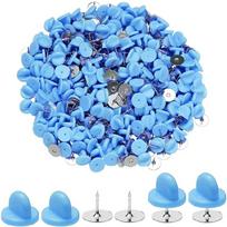 100Pairs for Butterfly Clutch Pin Backings PVC Pin Backs Pin Keepers Lapel Pin B