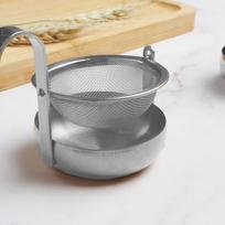 NEW Rotating Tea Strainer Stainless Steel Gold Silver Fine Mesh Tea Filter Sieve Teaware 360 Rotatable Tea Infuser Kitchen Tool auksas