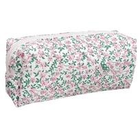INS Floral Print Pen Bag Large Capacity Multifunctional Pencil Case Stationery Bag Students