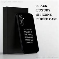 Jesus Bible Verse Gods Plan Phone Case For Samsung S 25,24,23,22,30,21,10,9,Ultra,Plus,Lite,FE,4,5 G Black Soft Case SamsungS25 5G