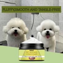 Luxurious natural pet conditioner - deeply moisturizes, softens, and regulates dry hair and fur, adding radiance to all dogs, cats, and puppies 5G gray