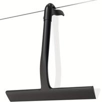 1pc Silicone Shower Squeegee for Glass Doors, Multi-Purpose Glass Wiper Scraper for Bathroom, Toilet, Car Window, Tile Wall, Car