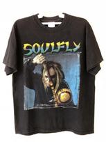 Vintage 01 SOULFLY Nu Metal Band t-shirt QT2107 Unisex T-Shirt XL