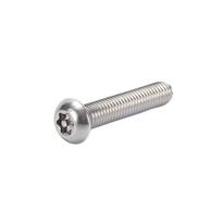 304 nerūdijančio plieno Torx saugos cilindrinės galvutės varžtai, pilnai sriegiuoti su kaiščiu, dydžiai M5-M10. 5x12