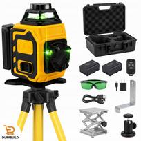 Lygio lazeris 4D 360 su trikoju, 16 linijų, žalias