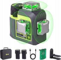 Kryžminis savaime išsilyginantis 360° lazerinis nivelyras LASGOO su magnetu