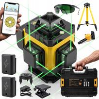 Lazerinis nivelyras LASER 360 4D 16 linijų su trikoju, dėklu ir programėle
