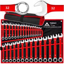 Raktų rinkinys 30 vnt. CRV 6–32 mm su guminiu kilimėliu