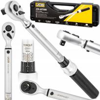 Veržliaraktis su užraktu, kalibravimo sertifikatu, dėklu, 10–60 Nm, 3/8", JCB