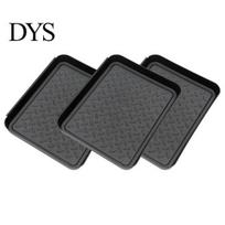 Boots Tray 3Pcs/Set Durable Boot Trays Solid Plastic Utility Indoor Outdoor Shoes Holders for Floor Protection Plants