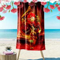 Arsenal F3.C Print Beach Towel, Large Soft Quick Dry Towel for Beach Camping Swimming 70cmx140cm(27x55inch)