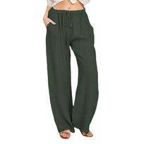 Women's Casual Loose Fit Pants - 2024 European & American Trend, Spring & Autumn Collection M