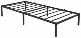 Lova viengulė Akord Furniture Factory, 90 x 200 cm, juoda sp., be čiužinio, su grotelėmis