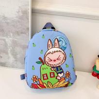 Labubu Kindergarten baby schoolbag cartoon anime cute print boys and girls backpack new children's backpack CLE