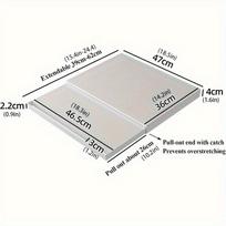 Multi functional microwave oven sliding tray desktop kitchen utensils, seasoning rack pot rack, cabinet storage rack organizer