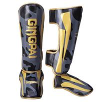 Kickboxing Shin Guard Pads Muay Thai Martial Arts Leg Protector Taekwondo Ankle Guards for Training S 110-130CM