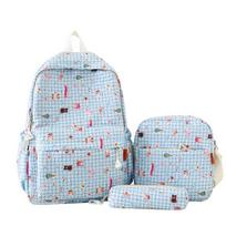 Backpack In Summer  Fresh and Large Capacity Backpack Lightweight Forest Versatile Commuting School Bag