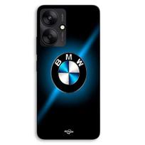 Coque Pour Xiaomi Redmi 13C 5g Logo BMW noir et bleu brillant Maniacase juoda