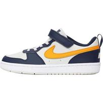 Nike Court Borough Low Recraft PS Preschool Unisex Light Orewood Brown Midnight Navy White Orange Peel Lifestyle Casual Shoes DV5457-126 28