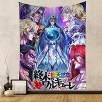Anime Record Of Ragnarok Tapestry Art Printing Japanese Wall Tapestry Anime Wall Hanging Home Decor 74x94cm(29x37in)